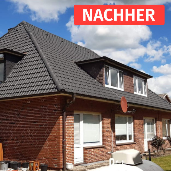 Dach nach der Dachbeschichtung Halberstadt